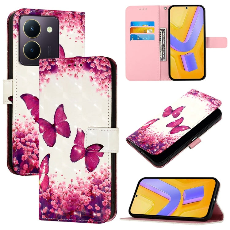 3D Painting Horizontal Flip Leather Phone Case, For vivo Y100 5G IDN / Y200e 5G Global, For vivo V30 5G Global / V30 Pro 5G Global, For vivo V29e / Y200 / V30 Lite 5G Global, For vivo X100 Pro, For vivo X100, For vivo Y36 4G / 5G Global / Y36 4G India