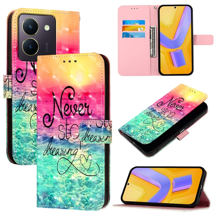 3D Painting Horizontal Flip Leather Phone Case, For vivo Y100 5G IDN / Y200e 5G Global, For vivo V30 5G Global / V30 Pro 5G Global, For vivo V29e / Y200 / V30 Lite 5G Global, For vivo X100 Pro, For vivo X100, For vivo Y36 4G / 5G Global / Y36 4G India