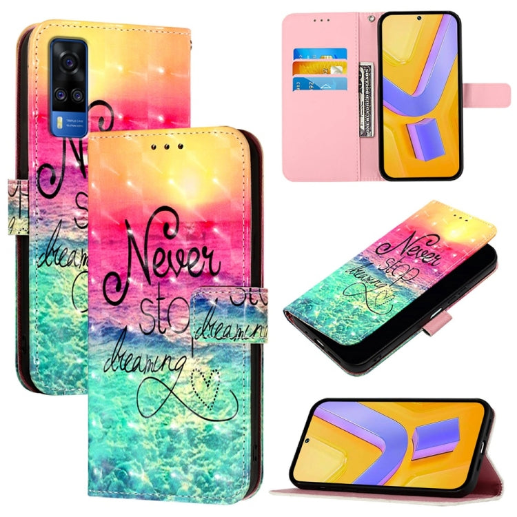 3D Painting Horizontal Flip Leather Phone Case, For vivo Y77 5G Global, For vivo S10e 5G / V23e 4G / 5G / Y75 4G, For vivo Y33s 4G Global / Y21 / Y21s / Y21t, For vivo Y76 5G, For vivo Y51 2020 India / Y51a 2021 / Y53s 4G                               ...