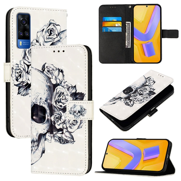 3D Painting Horizontal Flip Leather Phone Case, For vivo Y77 5G Global, For vivo S10e 5G / V23e 4G / 5G / Y75 4G, For vivo Y33s 4G Global / Y21 / Y21s / Y21t, For vivo Y76 5G, For vivo Y51 2020 India / Y51a 2021 / Y53s 4G                               ...