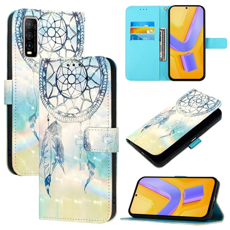3D Painting Horizontal Flip Leather Phone Case, For vivo Y20 / Y20a / Y20g / Y20i / Y20s, For vivo Y70S, For vivo Y30 4G Global, For vivo Y19 / U3 / Y5s / Z5i / U20, For vivo Y17 / Y15 / Y12 / Y11, For vivo Y27 4G Global