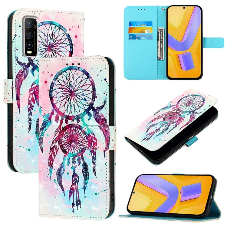 3D Painting Horizontal Flip Leather Phone Case, For vivo Y20 / Y20a / Y20g / Y20i / Y20s, For vivo Y70S, For vivo Y30 4G Global, For vivo Y19 / U3 / Y5s / Z5i / U20, For vivo Y17 / Y15 / Y12 / Y11, For vivo Y27 4G Global