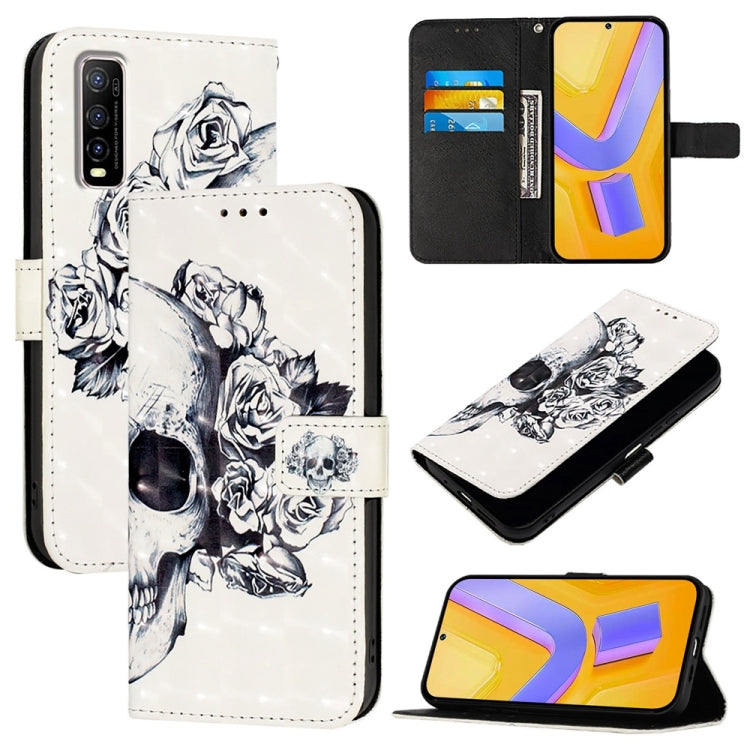 3D Painting Horizontal Flip Leather Phone Case, For vivo Y20 / Y20a / Y20g / Y20i / Y20s, For vivo Y70S, For vivo Y30 4G Global, For vivo Y19 / U3 / Y5s / Z5i / U20, For vivo Y17 / Y15 / Y12 / Y11, For vivo Y27 4G Global