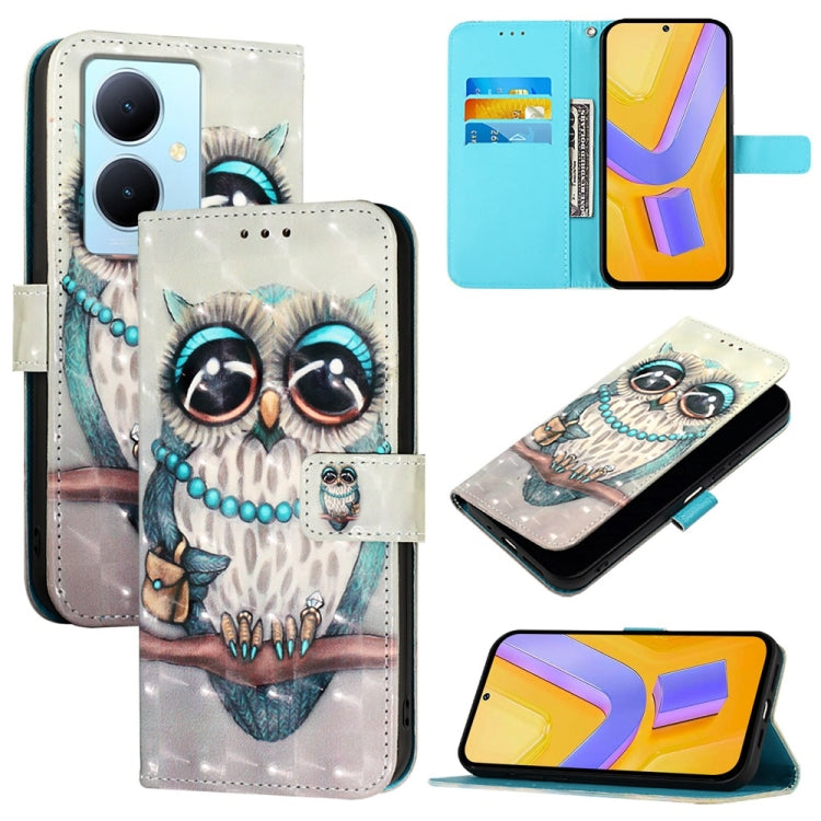 3D Painting Horizontal Flip Leather Phone Case, For vivo V29 5G Global / V29 Pro, For vivo Y17s 4G Global / 5G India, For vivo Y02 / Y02A / Y02t / Y11 2023, For vivo Y78 Global / Y78+ Global / V29 Lite, For vivo Y56 / Y16 / Y02s Global                 ...