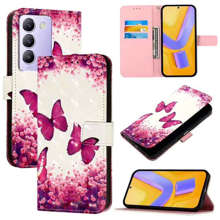 3D Painting Horizontal Flip Leather Phone Case, For vivo Y100 5G IDN / Y200e 5G Global, For vivo V30 5G Global / V30 Pro 5G Global, For vivo V29e / Y200 / V30 Lite 5G Global, For vivo X100 Pro, For vivo X100, For vivo Y36 4G / 5G Global / Y36 4G India