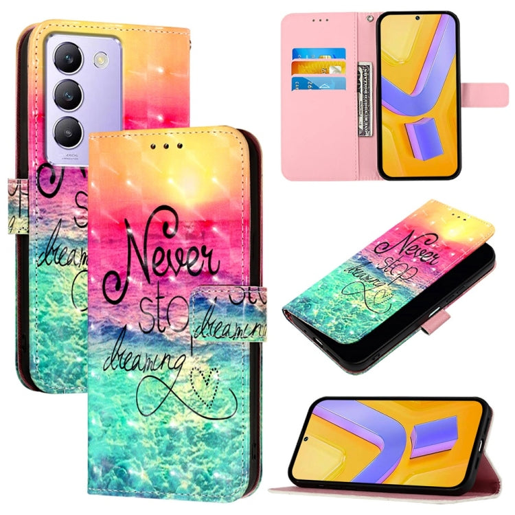 3D Painting Horizontal Flip Leather Phone Case, For vivo Y100 5G IDN / Y200e 5G Global, For vivo V30 5G Global / V30 Pro 5G Global, For vivo V29e / Y200 / V30 Lite 5G Global, For vivo X100 Pro, For vivo X100, For vivo Y36 4G / 5G Global / Y36 4G India