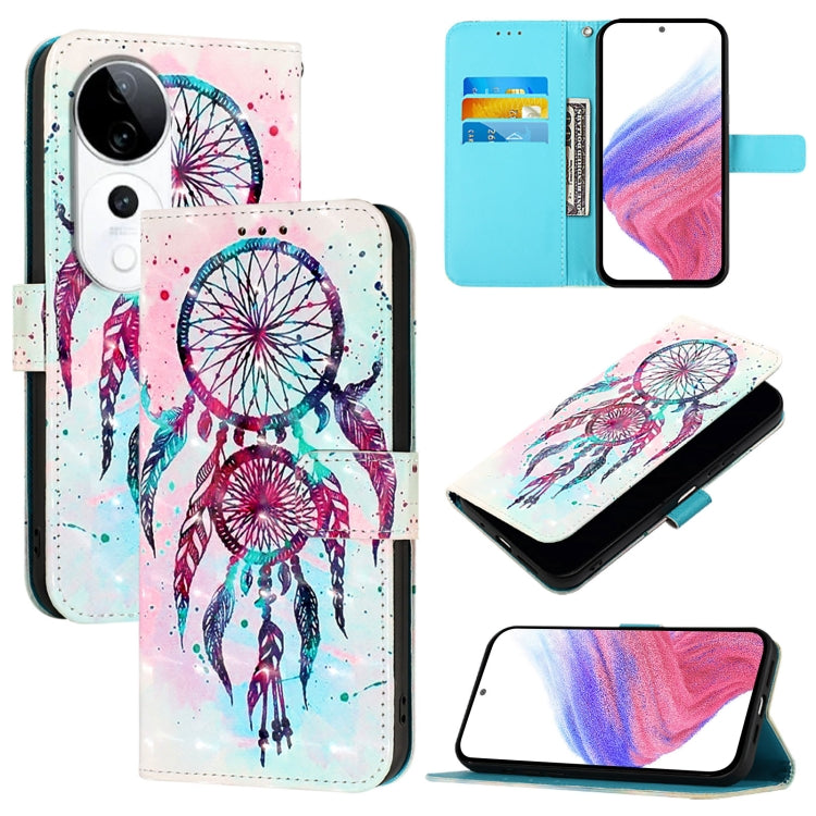 3D Painting Horizontal Flip Leather Phone Case, For vivo V40e 5G India, For vivo Y300 Pro, For vivo iQOO Z9s Pro 5G India, For vivo S19 Pro, For vivo S19, For vivo Y28 4G