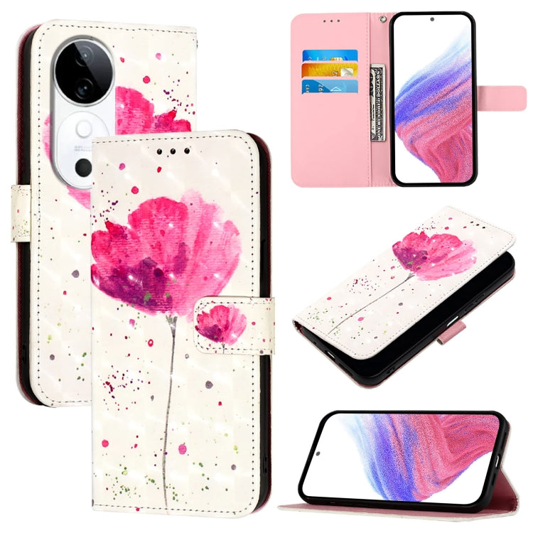 3D Painting Horizontal Flip Leather Phone Case, For vivo V40e 5G India, For vivo Y300 Pro, For vivo iQOO Z9s Pro 5G India, For vivo S19 Pro, For vivo S19, For vivo Y28 4G