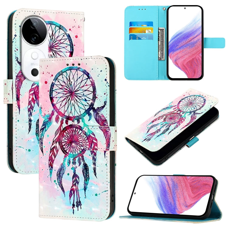 3D Painting Horizontal Flip Leather Phone Case, For vivo V40e 5G India, For vivo Y300 Pro, For vivo iQOO Z9s Pro 5G India, For vivo S19 Pro, For vivo S19, For vivo Y28 4G