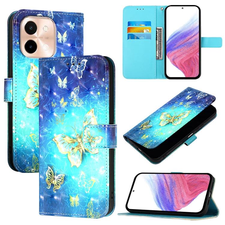 3D Painting Horizontal Flip Leather Phone Case, For vivo V40e 5G India, For vivo Y300 Pro, For vivo iQOO Z9s Pro 5G India, For vivo S19 Pro, For vivo S19, For vivo Y28 4G