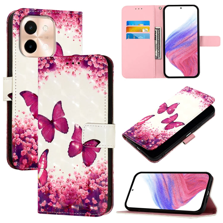3D Painting Horizontal Flip Leather Phone Case, For vivo V40e 5G India, For vivo Y300 Pro, For vivo iQOO Z9s Pro 5G India, For vivo S19 Pro, For vivo S19, For vivo Y28 4G