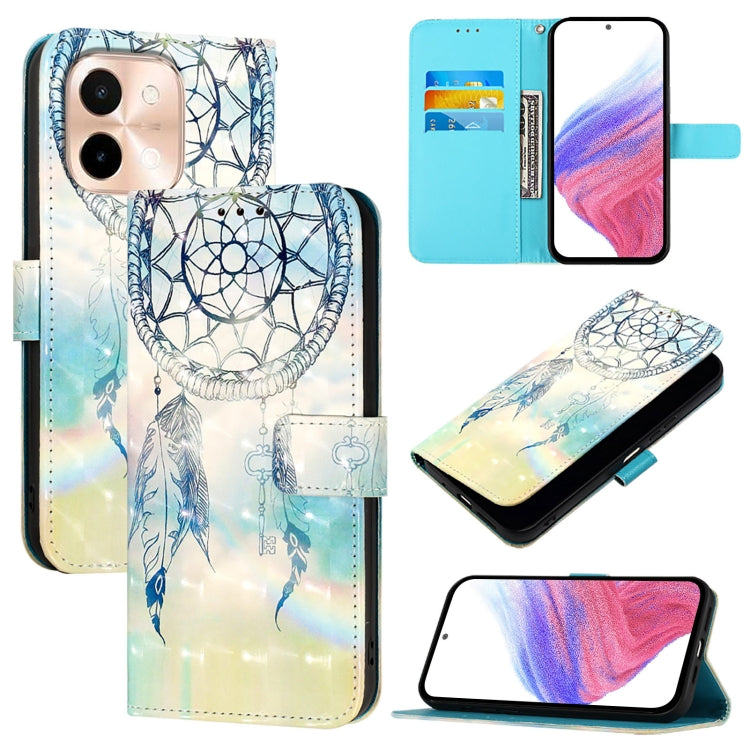 3D Painting Horizontal Flip Leather Phone Case, For vivo V40e 5G India, For vivo Y300 Pro, For vivo iQOO Z9s Pro 5G India, For vivo S19 Pro, For vivo S19, For vivo Y28 4G