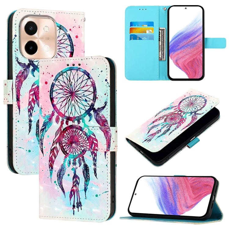 3D Painting Horizontal Flip Leather Phone Case, For vivo V40e 5G India, For vivo Y300 Pro, For vivo iQOO Z9s Pro 5G India, For vivo S19 Pro, For vivo S19, For vivo Y28 4G