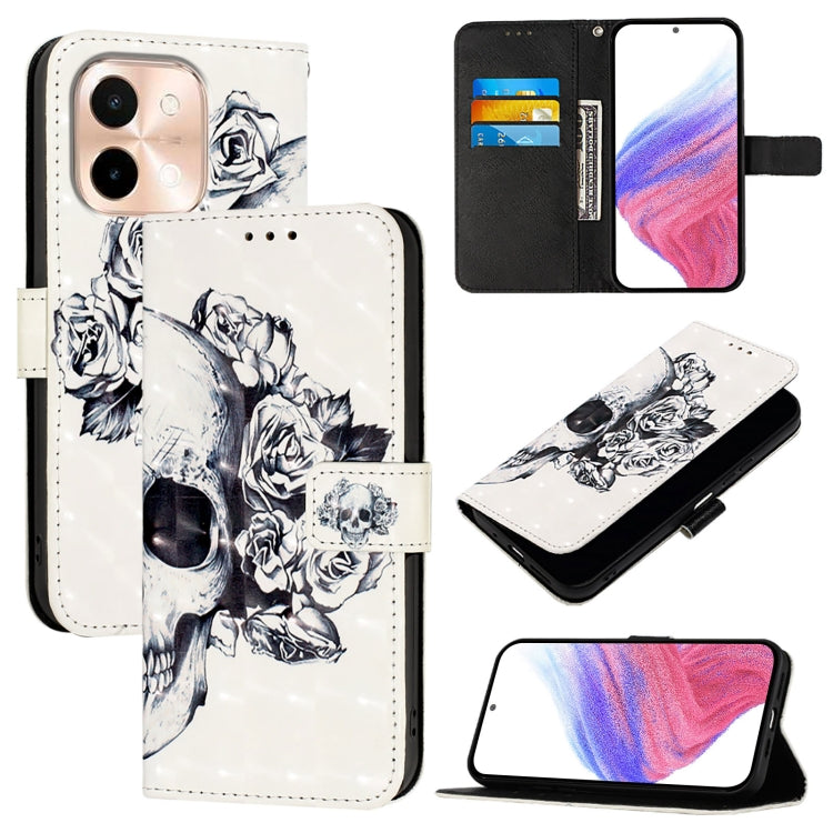 3D Painting Horizontal Flip Leather Phone Case, For vivo V40e 5G India, For vivo Y300 Pro, For vivo iQOO Z9s Pro 5G India, For vivo S19 Pro, For vivo S19, For vivo Y28 4G
