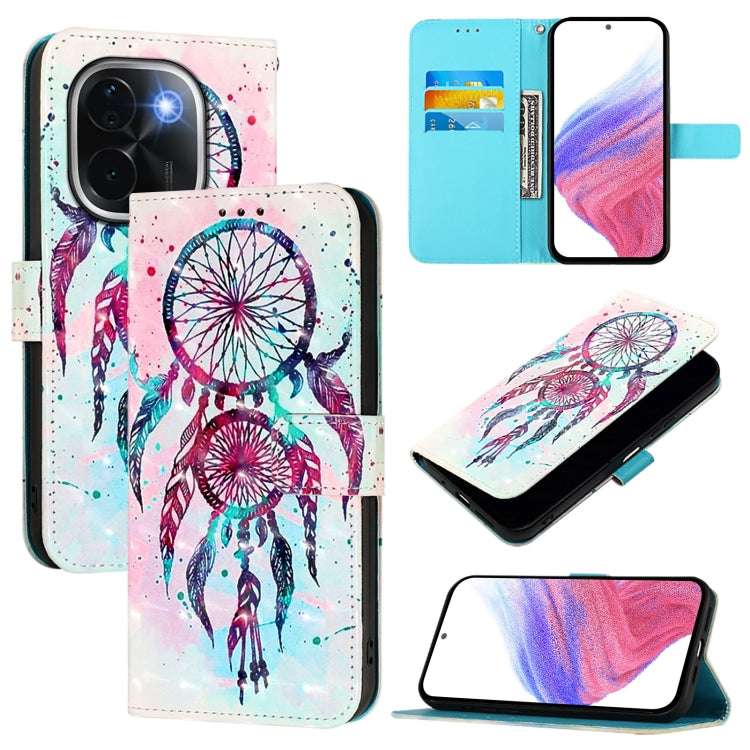 3D Painting Horizontal Flip Leather Phone Case, For vivo V40e 5G India, For vivo Y300 Pro, For vivo iQOO Z9s Pro 5G India, For vivo S19 Pro, For vivo S19, For vivo Y28 4G