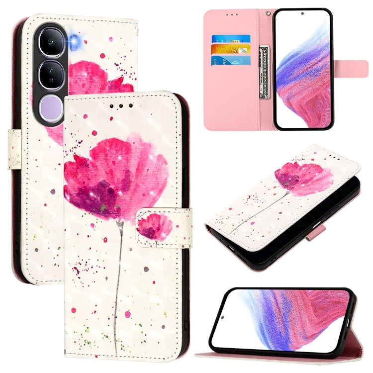 3D Painting Horizontal Flip Leather Phone Case, For vivo X300, For vivo S30 Pro mini, For vivo S30, For vivo S20, For vivo S20 Pro, For vivo V40 Lite 5G IDN