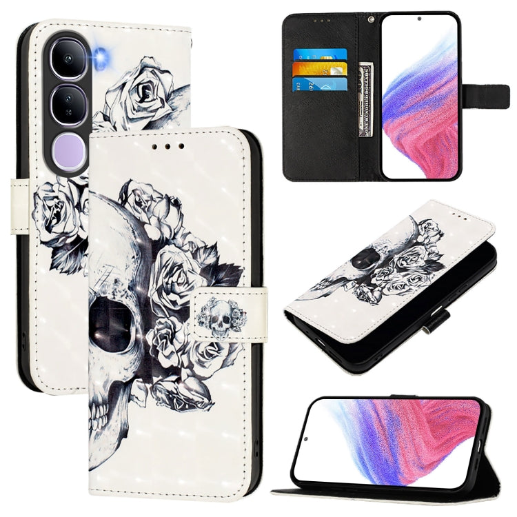 3D Painting Horizontal Flip Leather Phone Case, For vivo X300, For vivo S30 Pro mini, For vivo S30, For vivo S20, For vivo S20 Pro, For vivo V40 Lite 5G IDN