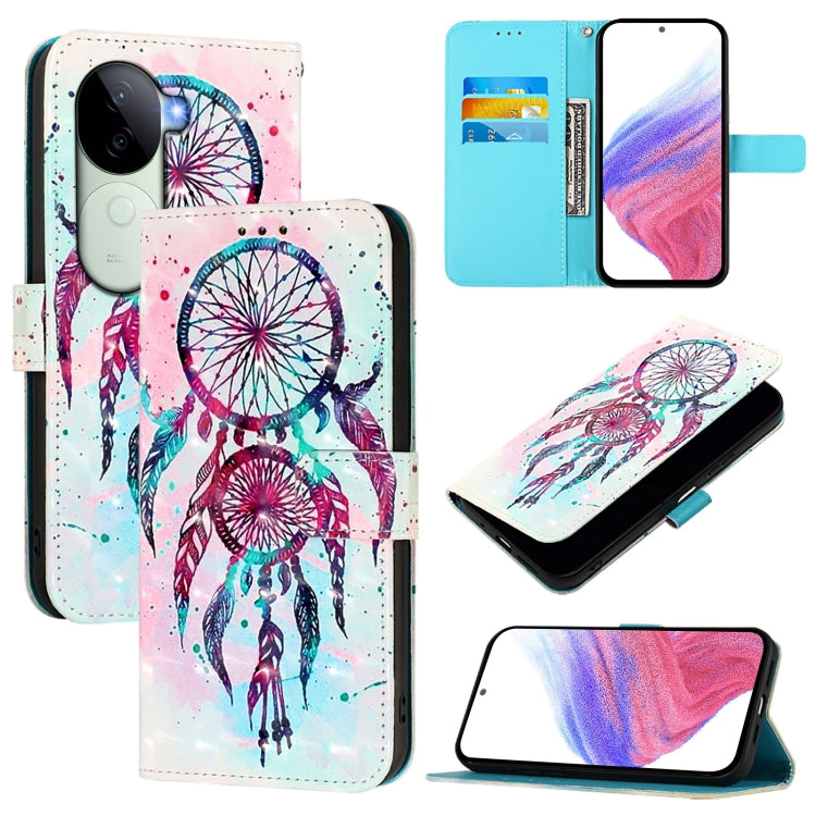 3D Painting Horizontal Flip Leather Phone Case, For vivo V40e 5G India, For vivo Y300 Pro, For vivo iQOO Z9s Pro 5G India, For vivo S19 Pro, For vivo S19, For vivo Y28 4G