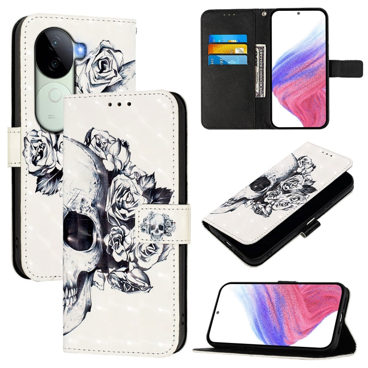 3D Painting Horizontal Flip Leather Phone Case, For vivo V40e 5G India, For vivo Y300 Pro, For vivo iQOO Z9s Pro 5G India, For vivo S19 Pro, For vivo S19, For vivo Y28 4G