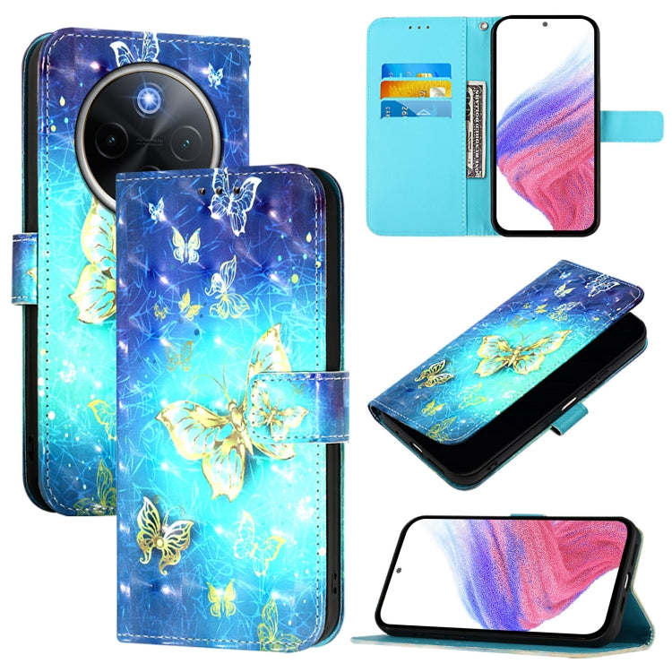 3D Painting Horizontal Flip Leather Phone Case, For vivo V40e 5G India, For vivo Y300 Pro, For vivo iQOO Z9s Pro 5G India, For vivo S19 Pro, For vivo S19, For vivo Y28 4G