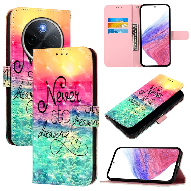 3D Painting Horizontal Flip Leather Phone Case, For vivo V40e 5G India, For vivo Y300 Pro, For vivo iQOO Z9s Pro 5G India, For vivo S19 Pro, For vivo S19, For vivo Y28 4G