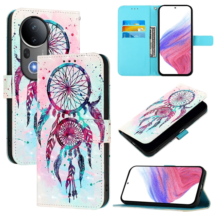 3D Painting Horizontal Flip Leather Phone Case, For vivo X300, For vivo S30 Pro mini, For vivo S30, For vivo S20, For vivo S20 Pro, For vivo V40 Lite 5G IDN