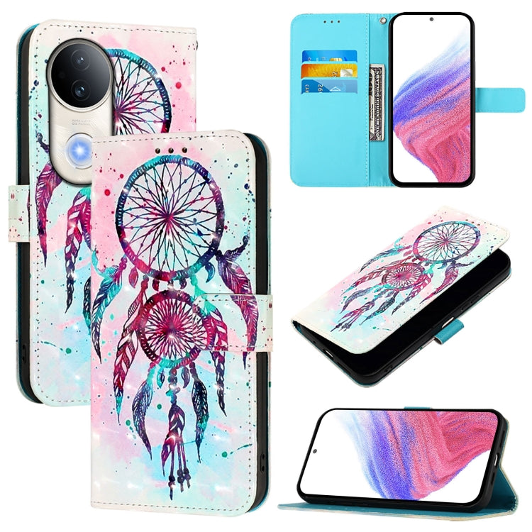 3D Painting Horizontal Flip Leather Phone Case, For vivo X300, For vivo S30 Pro mini, For vivo S30, For vivo S20, For vivo S20 Pro, For vivo V40 Lite 5G IDN