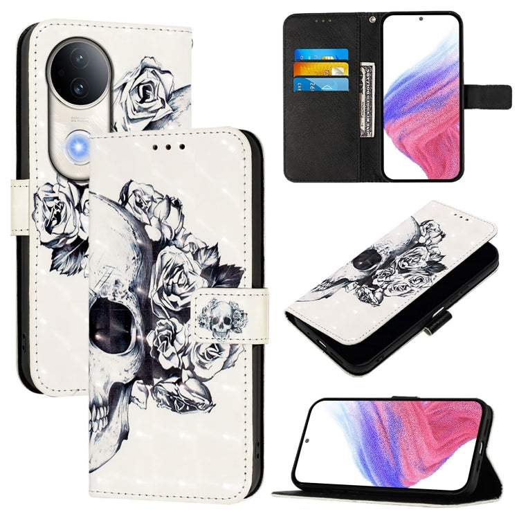 3D Painting Horizontal Flip Leather Phone Case, For vivo X300, For vivo S30 Pro mini, For vivo S30, For vivo S20, For vivo S20 Pro, For vivo V40 Lite 5G IDN