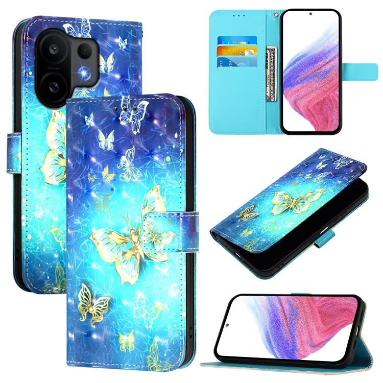 3D Painting Horizontal Flip Leather Phone Case, For vivo X300, For vivo S30 Pro mini, For vivo S30, For vivo S20, For vivo S20 Pro, For vivo V40 Lite 5G IDN