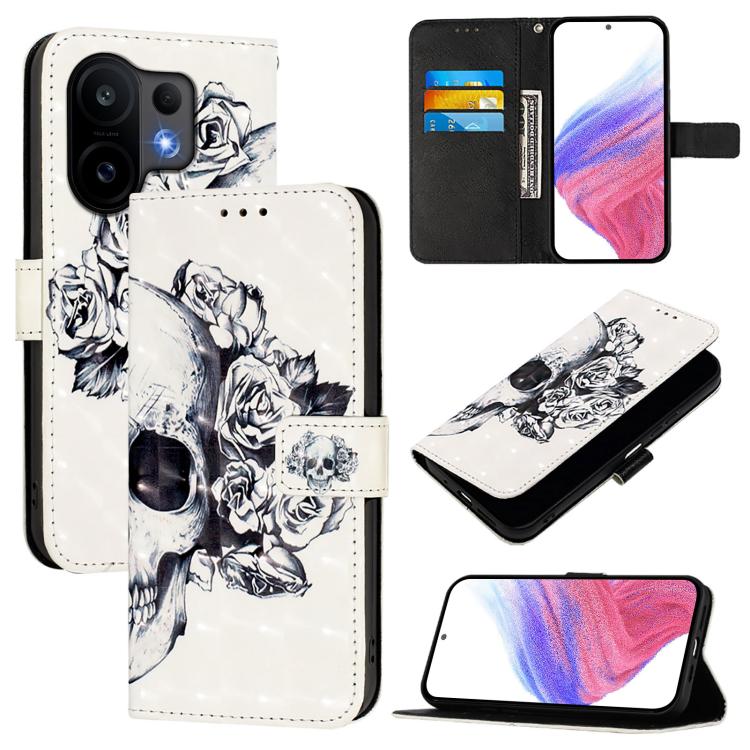 3D Painting Horizontal Flip Leather Phone Case, For vivo X300, For vivo S30 Pro mini, For vivo S30, For vivo S20, For vivo S20 Pro, For vivo V40 Lite 5G IDN
