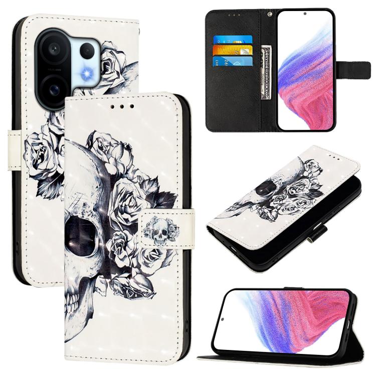3D Painting Horizontal Flip Leather Phone Case, For vivo X300, For vivo S30 Pro mini, For vivo S30, For vivo S20, For vivo S20 Pro, For vivo V40 Lite 5G IDN