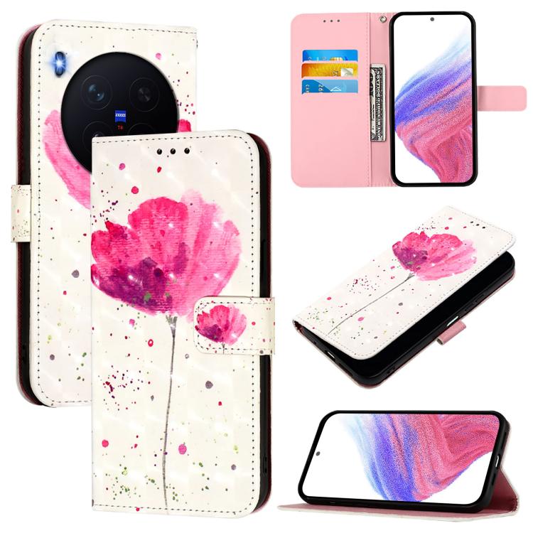 3D Painting Horizontal Flip Leather Phone Case, For vivo X300 FE 5G Russia / Zeiss, For vivo X300s 5G, For vivo Y21 5G 2026 / Y05 4G, For vivo V70 FE 5G, For vivo X300 Ultra 5G, For vivo X300 Pro