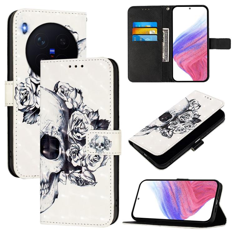 3D Painting Horizontal Flip Leather Phone Case, For vivo X300 FE 5G Russia / Zeiss, For vivo X300s 5G, For vivo Y21 5G 2026 / Y05 4G, For vivo V70 FE 5G, For vivo X300 Ultra 5G, For vivo X300 Pro
