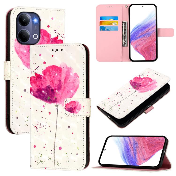 3D Painting Horizontal Flip Leather Phone Case, For vivo X300 FE 5G Russia / Zeiss, For vivo X300s 5G, For vivo Y21 5G 2026 / Y05 4G, For vivo V70 FE 5G, For vivo X300 Ultra 5G, For vivo X300 Pro