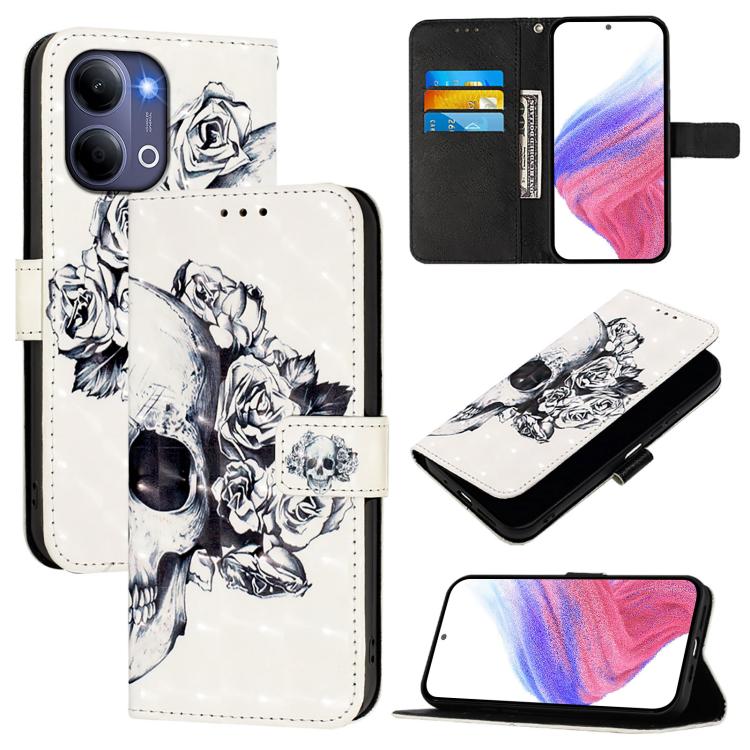 3D Painting Horizontal Flip Leather Phone Case, For vivo X300 FE 5G Russia / Zeiss, For vivo X300s 5G, For vivo Y21 5G 2026 / Y05 4G, For vivo V70 FE 5G, For vivo X300 Ultra 5G, For vivo X300 Pro