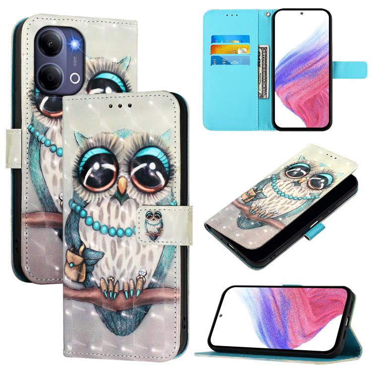 3D Painting Horizontal Flip Leather Phone Case, For vivo X300 FE 5G Russia / Zeiss, For vivo X300s 5G, For vivo Y21 5G 2026 / Y05 4G, For vivo V70 FE 5G, For vivo X300 Ultra 5G, For vivo X300 Pro
