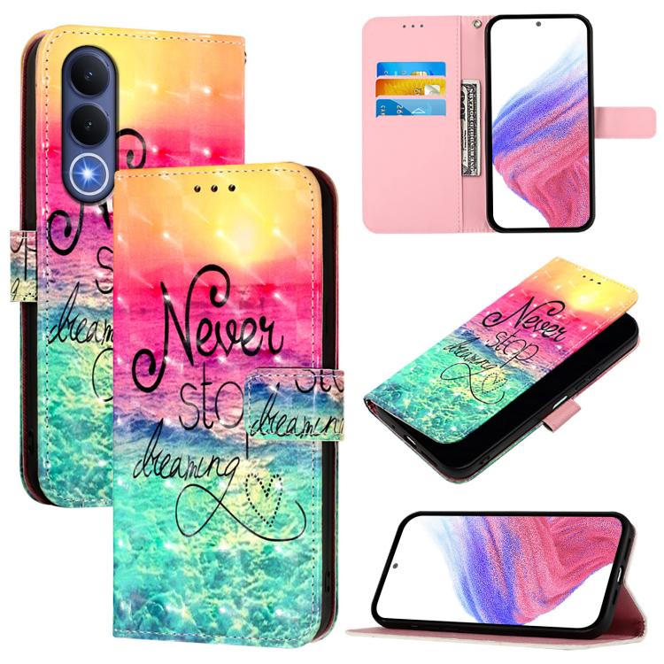 3D Painting Horizontal Flip Leather Phone Case, For vivo X300 FE 5G Russia / Zeiss, For vivo X300s 5G, For vivo Y21 5G 2026 / Y05 4G, For vivo V70 FE 5G, For vivo X300 Ultra 5G, For vivo X300 Pro