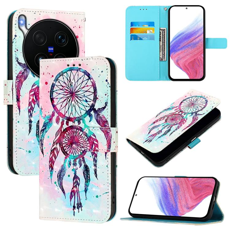 3D Painting Horizontal Flip Leather Phone Case, For vivo X300 FE 5G Russia / Zeiss, For vivo X300s 5G, For vivo Y21 5G 2026 / Y05 4G, For vivo V70 FE 5G, For vivo X300 Ultra 5G, For vivo X300 Pro