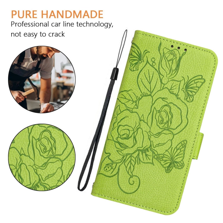 Embossed Rose RFID Anti-theft Leather Phone Case, For Xiaomi Mi 11 Pro, For Xiaomi Mi 11, For Xiaomi Mi 10T Lite 5G, For Xiaomi Mi 10 Lite, For Xiaomi Mi CC9 / Mi 9 Lite, For Xiaomi Mi CC9e / Mi A3