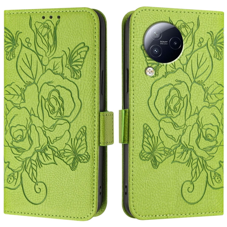 Embossed Rose RFID Anti-theft Leather Phone Case, For Xiaomi Civi 3 5G, For Xiaomi 13 Lite 5G / Civi 2, For Xiaomi 13 Pro 5G, For Xiaomi 13 5G, For Xiaomi 12S Ultra, For Xiaomi 12 Pro / 12S Pro, For Xiaomi 12 5G / 12X 5G / 12S 5G, For Xiaomi 12 Lite