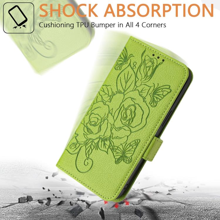 Embossed Rose RFID Anti-theft Leather Phone Case, For Xiaomi Poco M6 Plus / Redmi 13x 4G, For Xiaomi Poco C71 / Redmi A5 4G 171.7mm, For Xiaomi Poco F7 Pro / F7 Ultra, For Xiaomi Poco M7 5G / C75 4G, For Xiaomi Poco X7 5G / Redmi Note 14 Pro 5G        ...