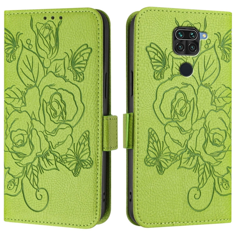 Embossed Rose RFID Anti-theft Leather Phone Case, For Redmi 10X 4G / Note 9 4G Global, For Redmi K30s / Xiaomi Mi 10T / 10T Pro, For Redmi 8, For Redmi Note 8, For Redmi Note 8 Pro, For Redmi Note 7 / 7 Pro / 7S, For Redmi 7