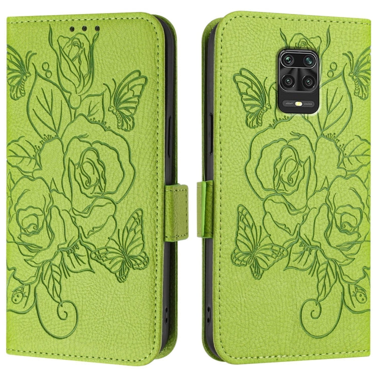 Embossed Rose RFID Anti-theft Leather Phone Case, For Redmi Note 10 Lite / Xiaomi Poco M2 Pro, For Redmi 9A / 9i / 9AT, For Redmi 9 / 9 Prime India, For Redmi Note 10 5G / Note 10T 5G, For Redmi Note 10 Pro India                                        ...