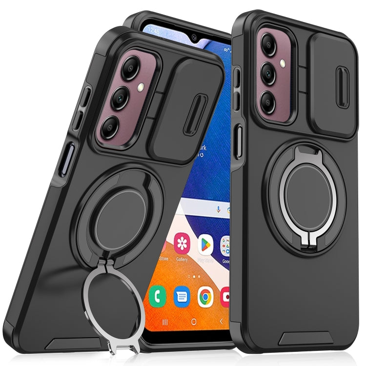 Sliding Camshield Ring Holder Phone Case, For Samsung Galaxy A55 5G, For Samsung Galaxy A35 5G, For Samsung Galaxy A15, For Samsung Galaxy A25 5G Global, For Samsung Galaxy A23 5G, For Samsung Galaxy A14 4G / 5G, For Samsung Galaxy A54 5G              ...