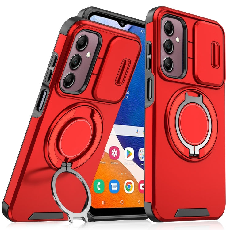 Sliding Camshield Ring Holder Phone Case, For Samsung Galaxy A55 5G, For Samsung Galaxy A35 5G, For Samsung Galaxy A15, For Samsung Galaxy A25 5G Global, For Samsung Galaxy A23 5G, For Samsung Galaxy A14 4G / 5G, For Samsung Galaxy A54 5G              ...
