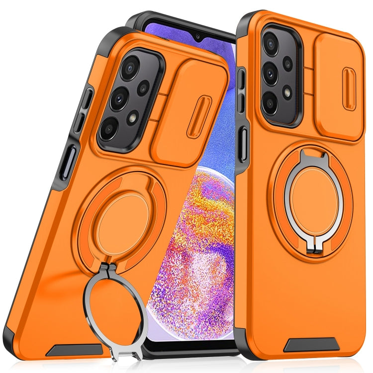 Sliding Camshield Ring Holder Phone Case, For Samsung Galaxy A55 5G, For Samsung Galaxy A35 5G, For Samsung Galaxy A15, For Samsung Galaxy A25 5G Global, For Samsung Galaxy A23 5G, For Samsung Galaxy A14 4G / 5G, For Samsung Galaxy A54 5G              ...