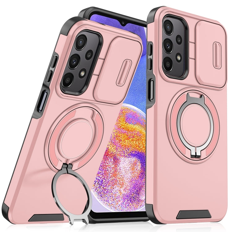 Sliding Camshield Ring Holder Phone Case, For Samsung Galaxy A55 5G, For Samsung Galaxy A35 5G, For Samsung Galaxy A15, For Samsung Galaxy A25 5G Global, For Samsung Galaxy A23 5G, For Samsung Galaxy A14 4G / 5G, For Samsung Galaxy A54 5G              ...