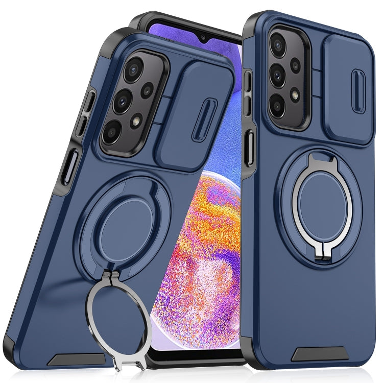 Sliding Camshield Ring Holder Phone Case, For Samsung Galaxy A55 5G, For Samsung Galaxy A35 5G, For Samsung Galaxy A15, For Samsung Galaxy A25 5G Global, For Samsung Galaxy A23 5G, For Samsung Galaxy A14 4G / 5G, For Samsung Galaxy A54 5G              ...