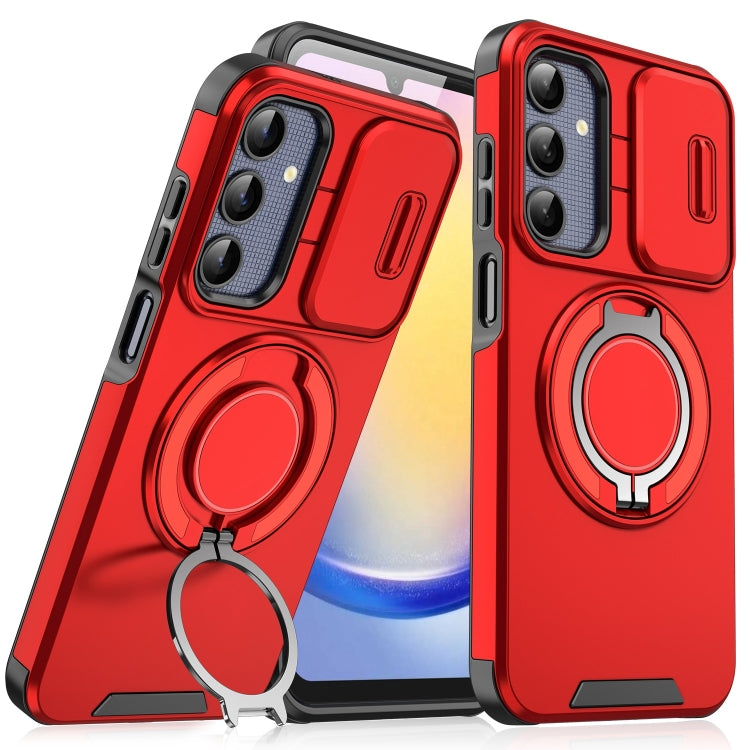 Sliding Camshield Ring Holder Phone Case, For Samsung Galaxy A55 5G, For Samsung Galaxy A35 5G, For Samsung Galaxy A15, For Samsung Galaxy A25 5G Global, For Samsung Galaxy A23 5G, For Samsung Galaxy A14 4G / 5G, For Samsung Galaxy A54 5G              ...