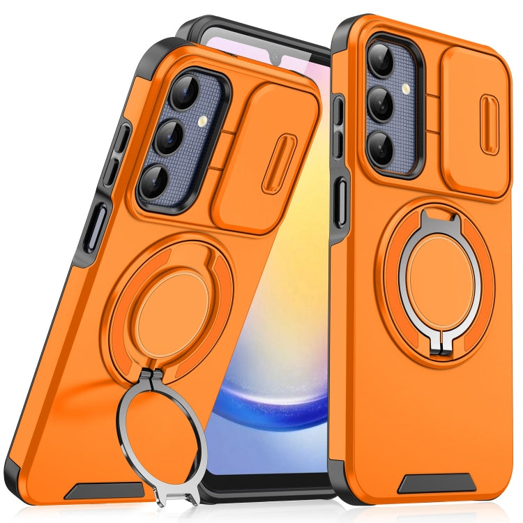 Sliding Camshield Ring Holder Phone Case, For Samsung Galaxy A55 5G, For Samsung Galaxy A35 5G, For Samsung Galaxy A15, For Samsung Galaxy A25 5G Global, For Samsung Galaxy A23 5G, For Samsung Galaxy A14 4G / 5G, For Samsung Galaxy A54 5G              ...